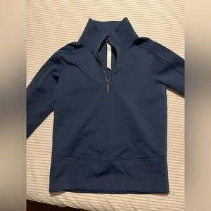 Lulu Lemon 1/4 Zip Navy Pullover